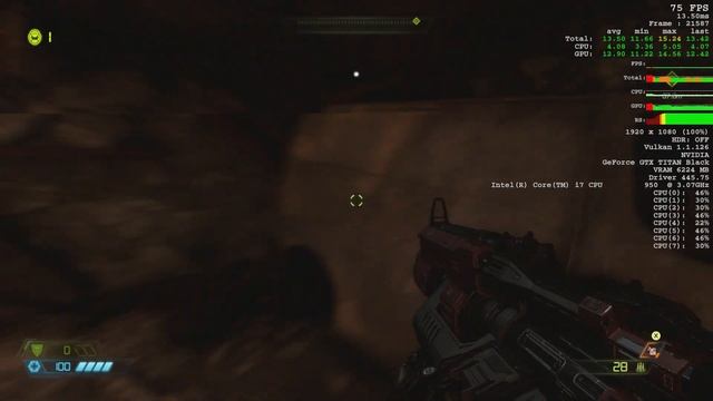 Doom Eternal on Core i7-950 3.08GHz GTX Titan Black 1080p Med смотреть онлайн