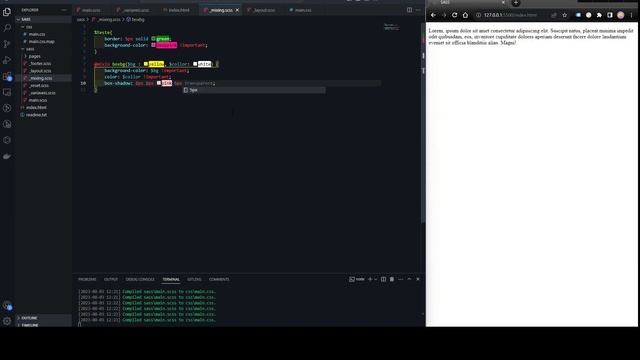 SASS - Aprenda Mixin, Include e Extend!! (tutorial #3) смотреть онлайн