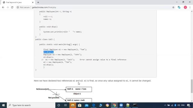 20 - final object (reference) in java смотреть онлайн