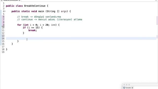 Java 10 - break & continue смотреть онлайн