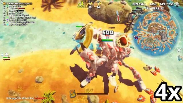 Getting 500+ Kills with Alien Crab in King of Crabs. смотреть онлайн