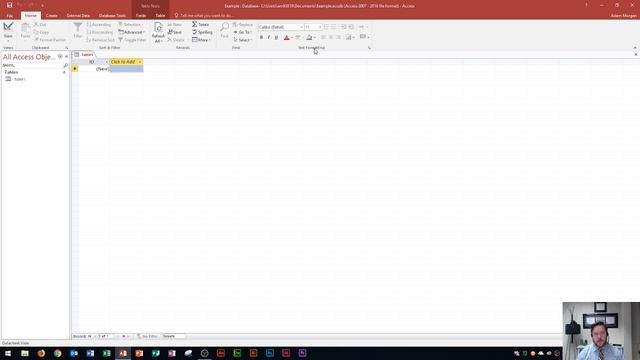 Access 2016 - Getting Started - How To Use a Blank Database - Opening and Saving Databases in MS 36 смотреть онлайн