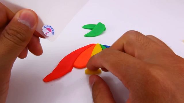 Play-Doh Rainbow Umbrella Easy