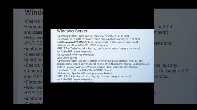 TestRail Installation requirement and guide for Windows server смотреть онлайн