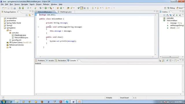 Spring IOC and DI with neat example in Tamil смотреть онлайн