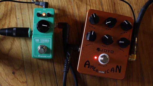 American Joyo Sound & Ibanez TS9 Mini смотреть онлайн