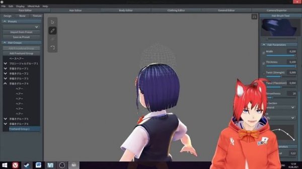 Как сделать кошачьи уши для своей модели [VRoid Studio]