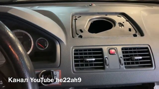 Volvo XC90 как снять штатную магнитолу +Android