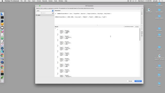 Querying JSON in FileMaker using JSONGetElementWhere смотреть онлайн