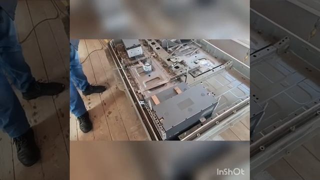 Замена батареи на Ниссан Лиф #nissanleaf