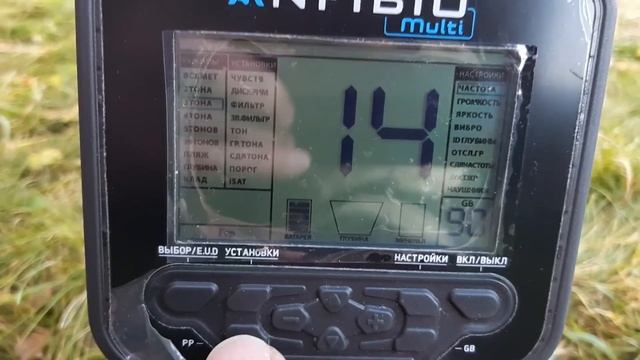 ЧЕШУЯ! Как видит Nokta Anfibio Multi. Три частоты.