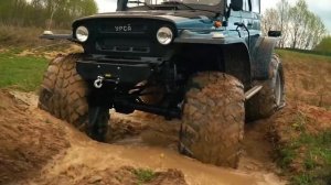УРСА Х-4х4 геометрическая проходимость, работа подвески и трансмиссии