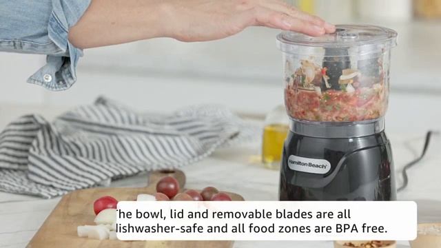 Hamilton Beach Electric Vegetable Chopper & Mini Food Processor Review: A Powerful and Versatile Ki смотреть онлайн