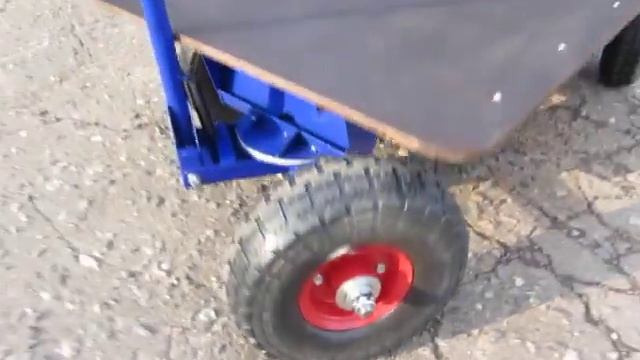 Тележка с поворотной осью платформа из ламинированной фанеры смотреть онлайн