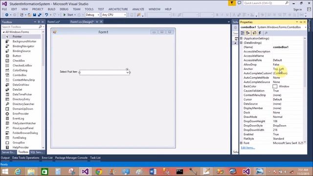 ComboBox add item in windows forms application смотреть онлайн