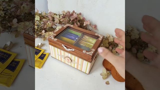 Анонс мастер-класса по декупажу "Чайная шкатулка " смотреть онлайн