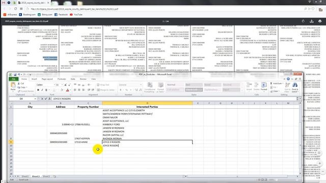 PDF to Excel Data Entry Job смотреть онлайн