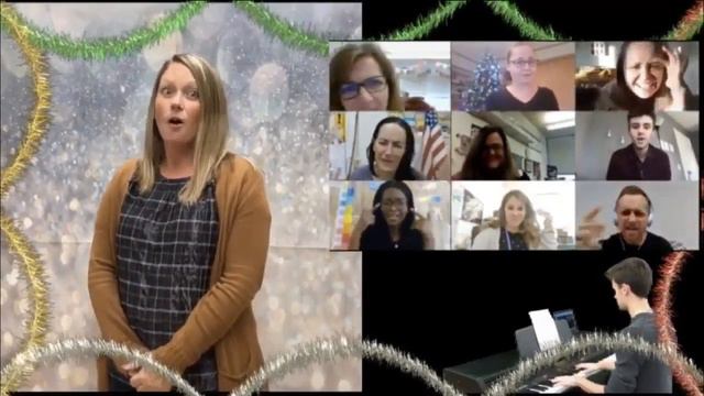Valley Vista Elementary Staff Sing '12 Days of Zoom' смотреть онлайн