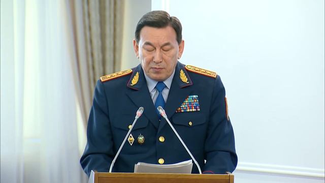О противопаводковых мероприятиях, реализуемых МВД РК (К. Касымов) смотреть онлайн