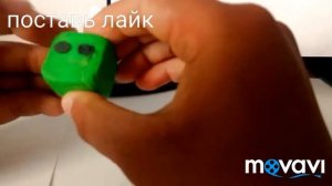 туториал слизень из пластилина из майнкрафта
