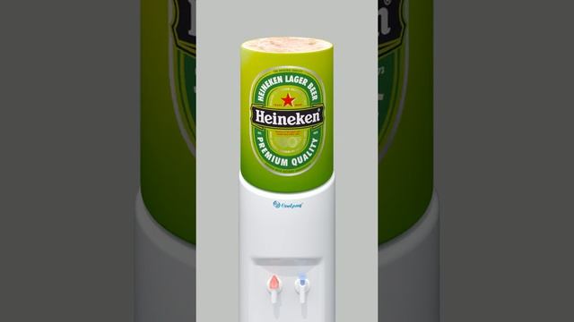 Чехол для бутыли 19 л с помпой Coolpaq, Heineken, чехол на кулер на бутыль 19 литров, на помпу смотреть онлайн