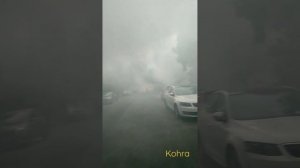 the dream City Ahmedabad me bahut jyada kohra h aaj!#ahmadabad