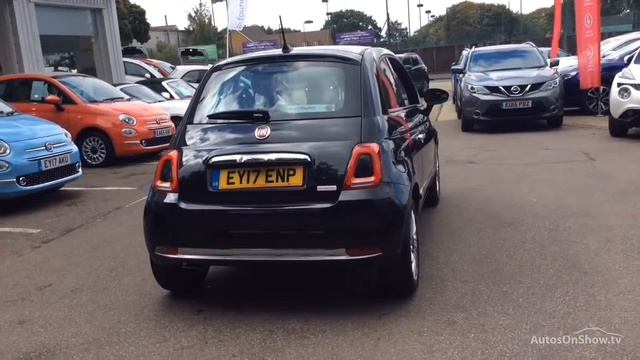 FIAT 500 TWINAIR LOUNGE BLACK 2017 смотреть онлайн