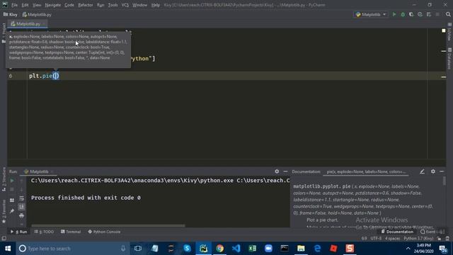 How to plot a pie chart for beginners with python matplotlib library(Program Shown) смотреть онлайн