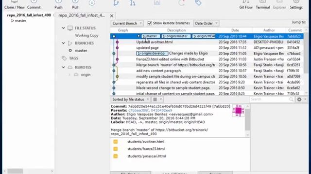 Tutorial: INFOST 490 Change Individual Page, Commit, Push смотреть онлайн