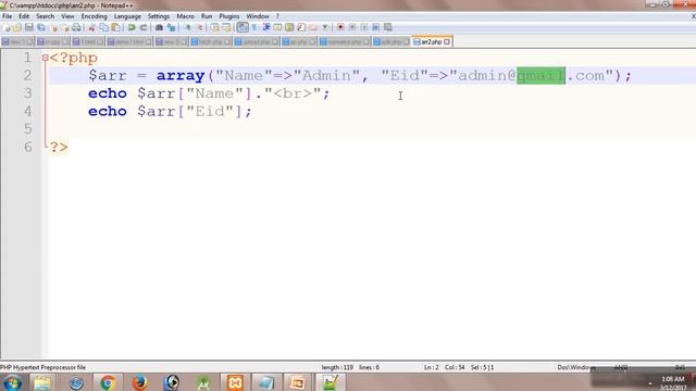 Associative array in php смотреть онлайн