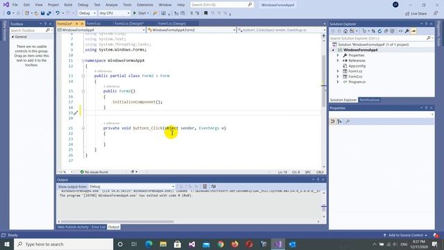 How to add data Form2 to Form1 in C# смотреть онлайн