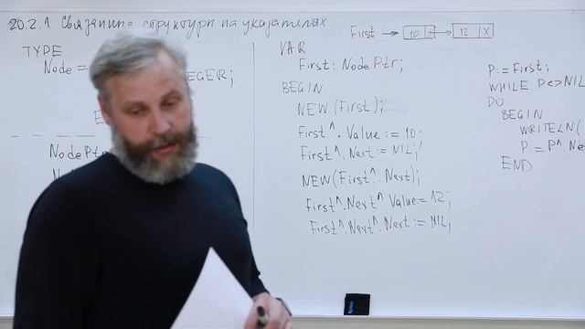 Связанные структуры на указателях смотреть онлайн