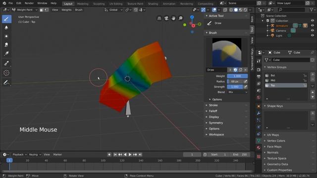 Vertex Groups - Blender 2.80 Fundamentals смотреть онлайн