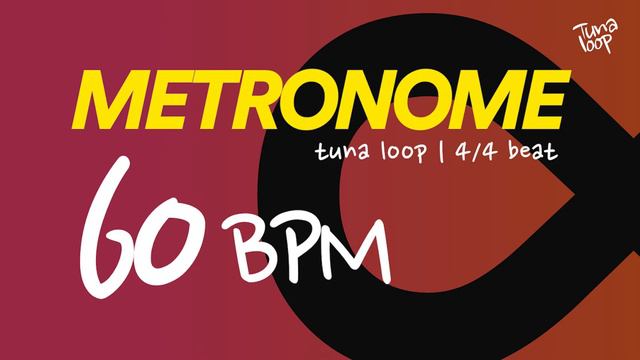 Metronome 60 BPM | Backing Track 4|4 Feel смотреть онлайн