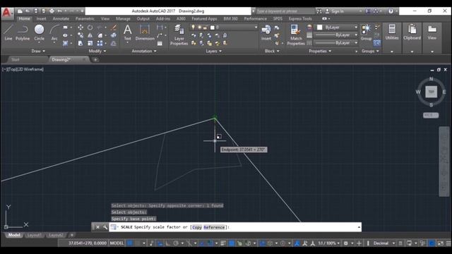 Autocad Dersleri 2019 | Bölüm 4 | Stretch Ve Scale Komutu смотреть онлайн