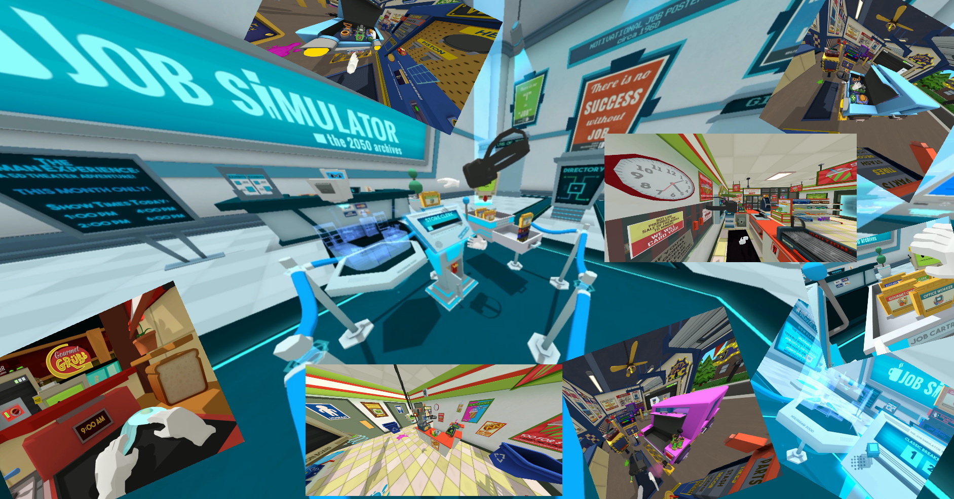 Виртуальный симулятор работы.Job simulator.VR смотреть онлайн