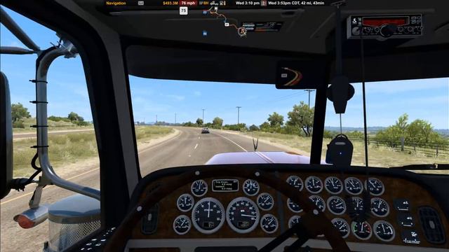 ATS 1.46 - Quick Trip - Ruda's 389 - Brian's Benson Flatbed - Zeemods' Cummins Signature смотреть онлайн
