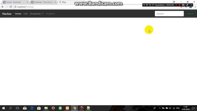 Blog Website #2 Nav Bar menyusu(Nav Bar menu) PHP BootStrap Mysql HTML смотреть онлайн