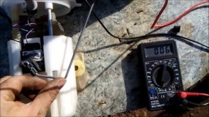 Проверка датчика уровня топлива