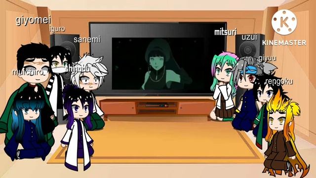 Hashira React To Hinata Hyuga Catch Fire(disclaimer Amv Is Not Mine)