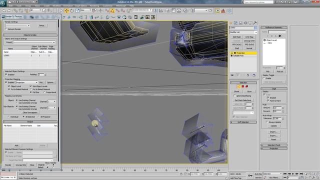 Урок 3. 3ds max tutorial (russian lang.). Baking normal map and ambient occlusion. смотреть онлайн