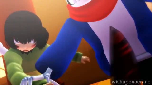 Undertale:sans vs chara [3D] version 2.0 смотреть онлайн