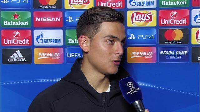 PAULO DYBALA AFTER MATCH INTERVIEW JUVENTUS-BARCELONA 2017 смотреть онлайн