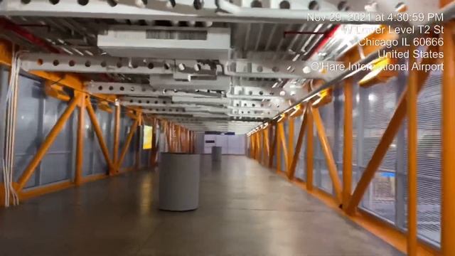 Airplane to Baggage Claim to Rental Car at O’hare International Airport, Chicago, (Nov 29, 2021). смотреть онлайн