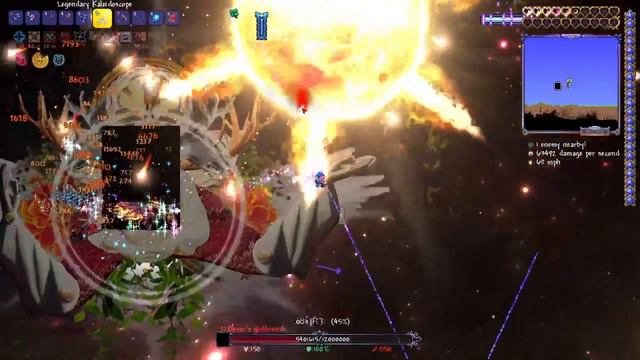 Nameless Deity Fight, Summoner Class, Expert Mode: Revengence. смотреть онлайн