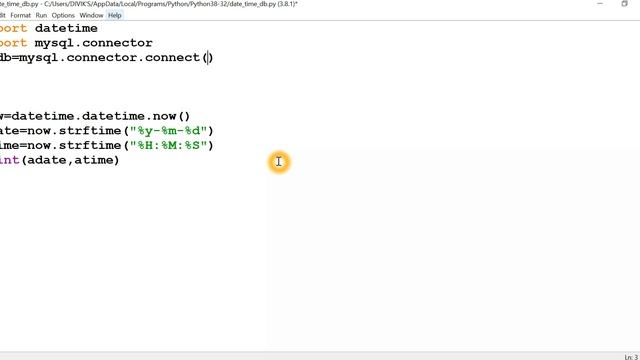 CBSE-12-Project | How to get current Date and Time in Python & MySQL | 12CS-083 смотреть онлайн