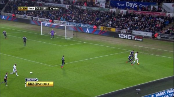 Суонси Сити 0-3 Лестер Сити | АПЛ 15/16 | 15-й тур