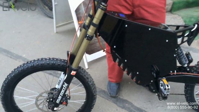 Мощный Электровелосипед El-Velo Raptor смотреть онлайн