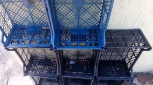 СТЕЛЛАЖ своими руками из овощных ящиков.