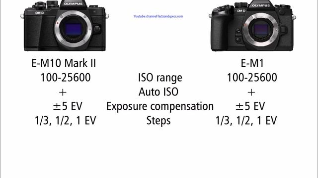 Olympus OM-D E-M10 Mark II Vs Olympus OM-D E-M1